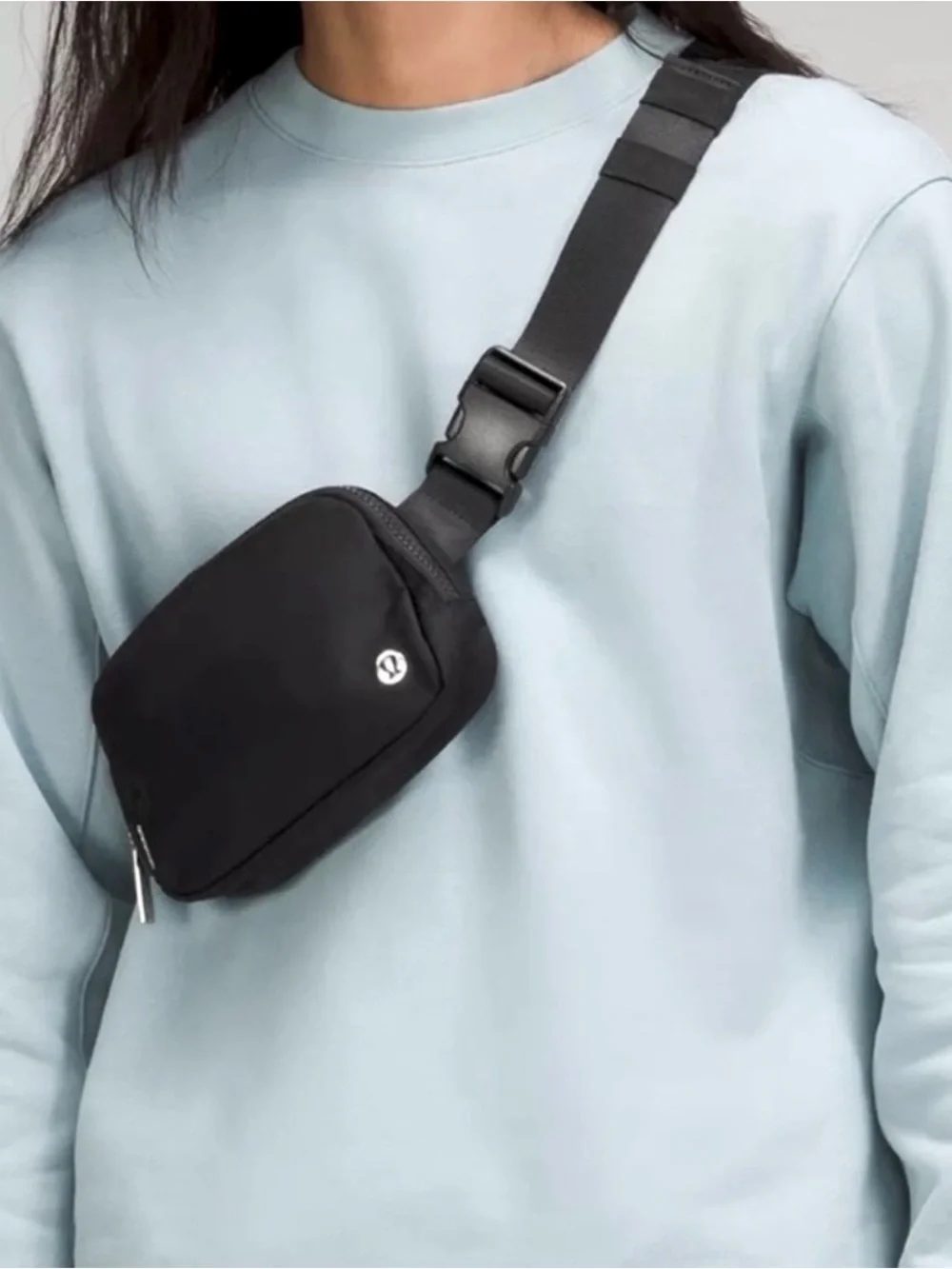 lululemon athletica Black Crossbody Belt Bag